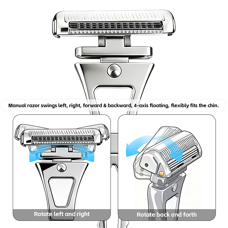 Whityle 24TS Glide Pro 4D Supe - огляд і ціна Safety Razor Handle