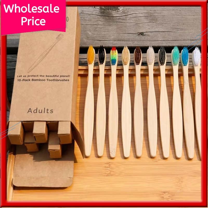 10 Counts Bamboo Toothbrushes  - огляд і ціна Bamboo Toothbrush