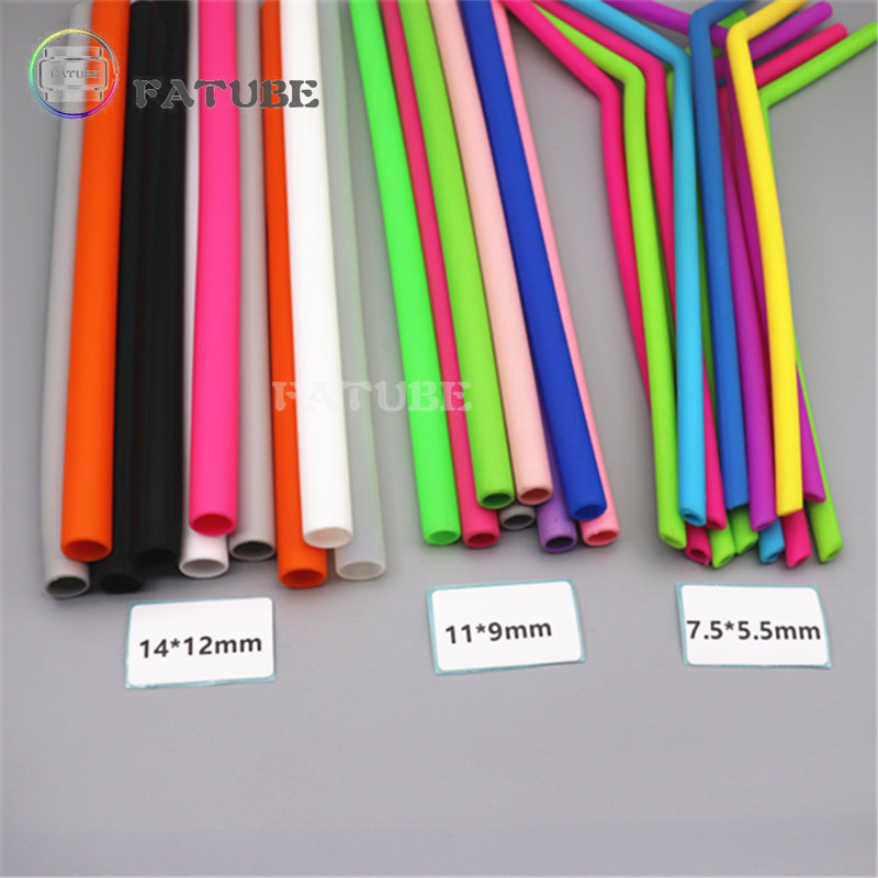 10PCS Fatube Silicone Straw Cu - огляд і ціна Reusable Straw