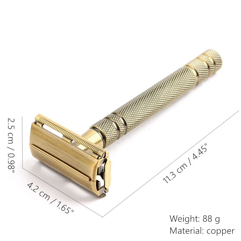 YINTAL Men's Bronze Classic Do - огляд і ціна Safety Razor Handle