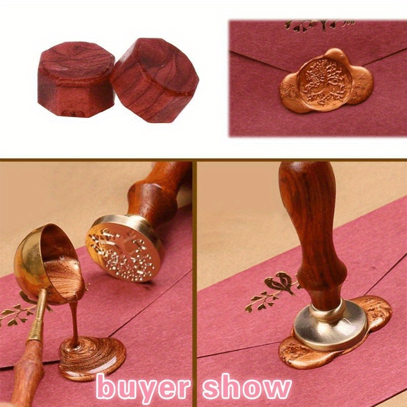 100Pc Retro Sealing Wax Octago - огляд і ціна Beeswax Wrap