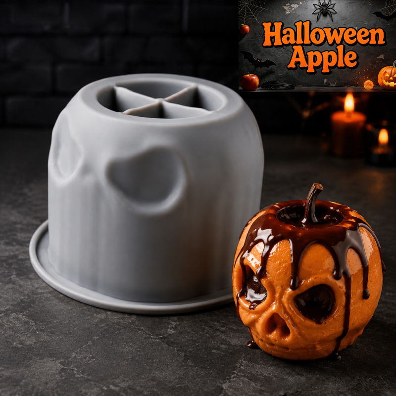 Halloween skull apple silicone - огляд і ціна Eco Soap