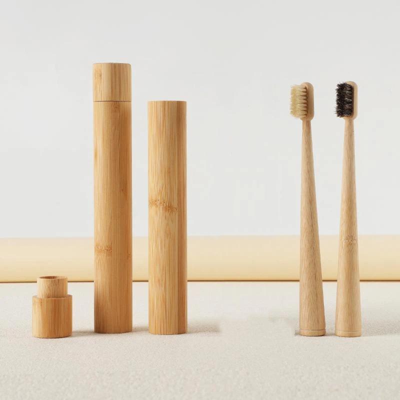 1Pc/4Pcs Horse Bristle Bamboo  - огляд і ціна Bamboo Toothbrush