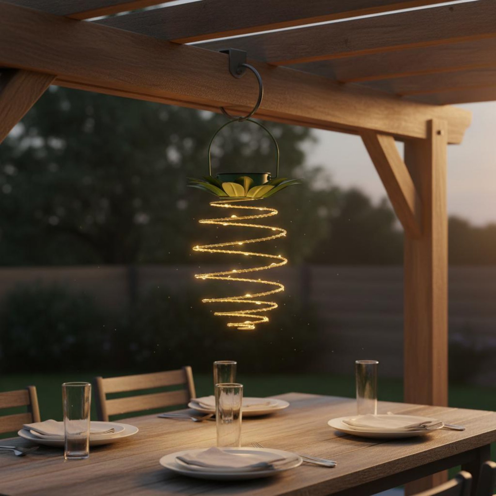 2 Pieces Solar Pineapple Lamp  - огляд і ціна Solar Garden Light