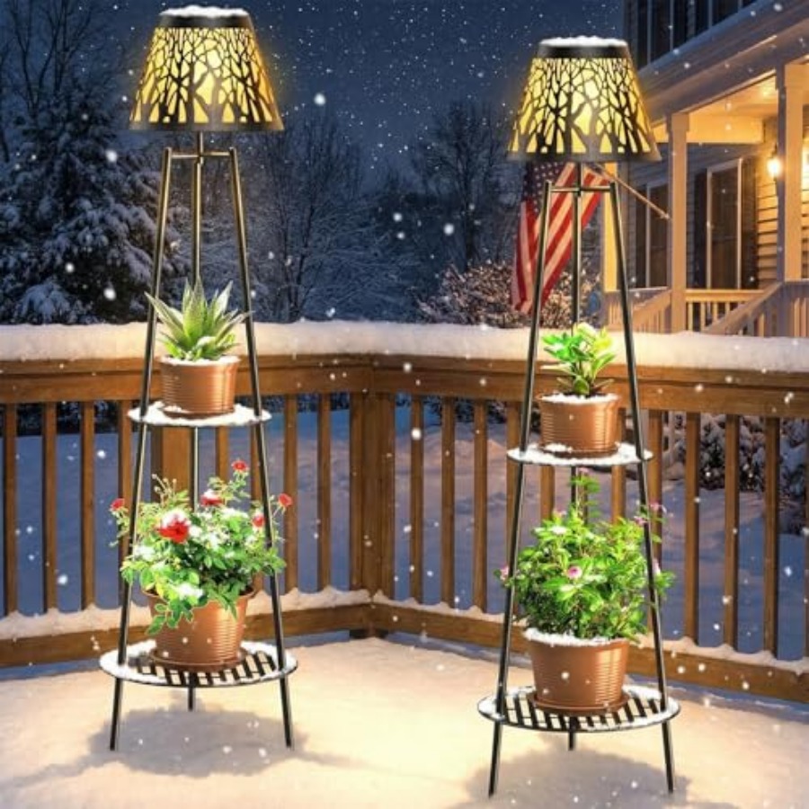 2 Pack Outdoor Solar Floor Lam - огляд і ціна Solar Garden Light