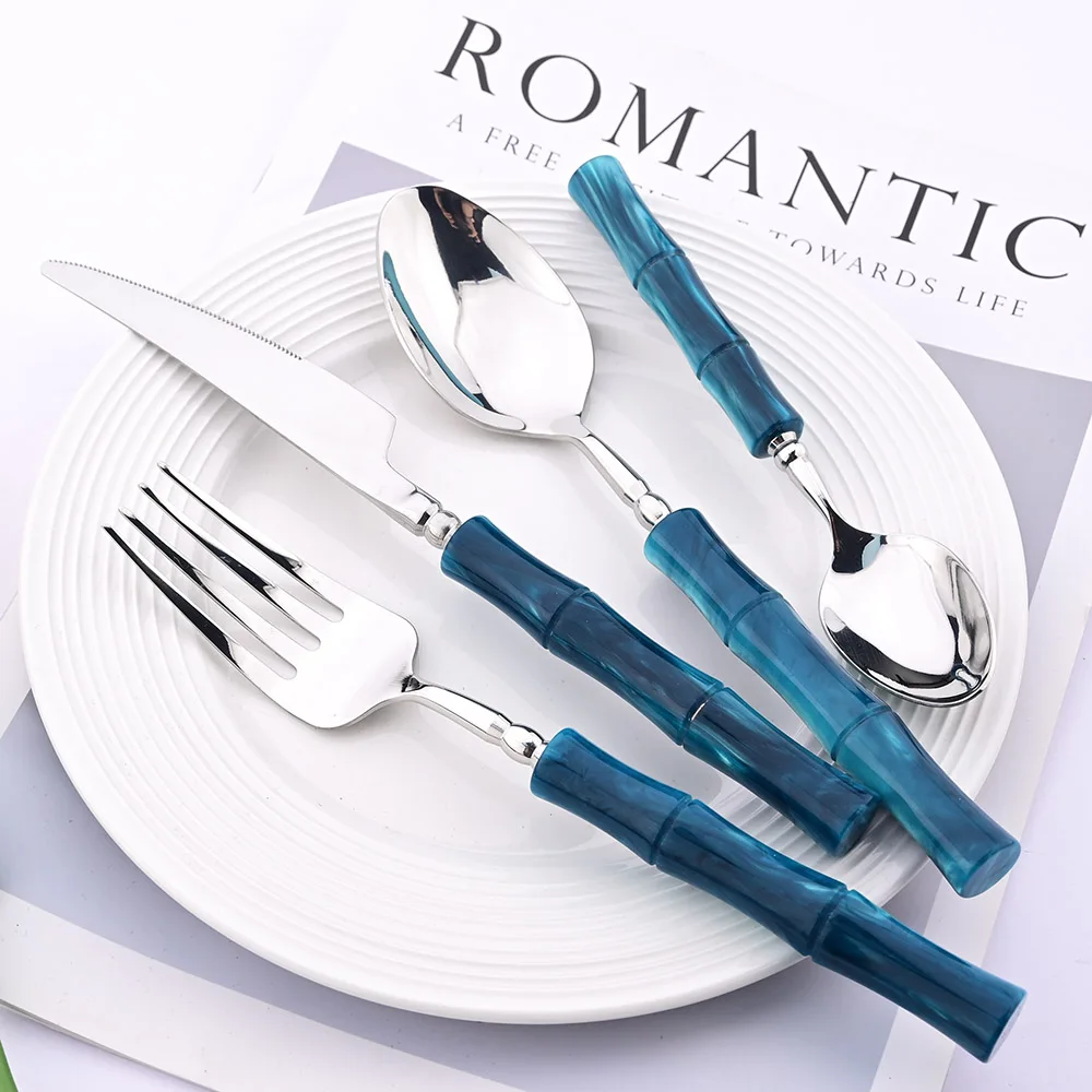 Imitation Bamboo Handle Dinner - огляд і ціна Bamboo Cutlery