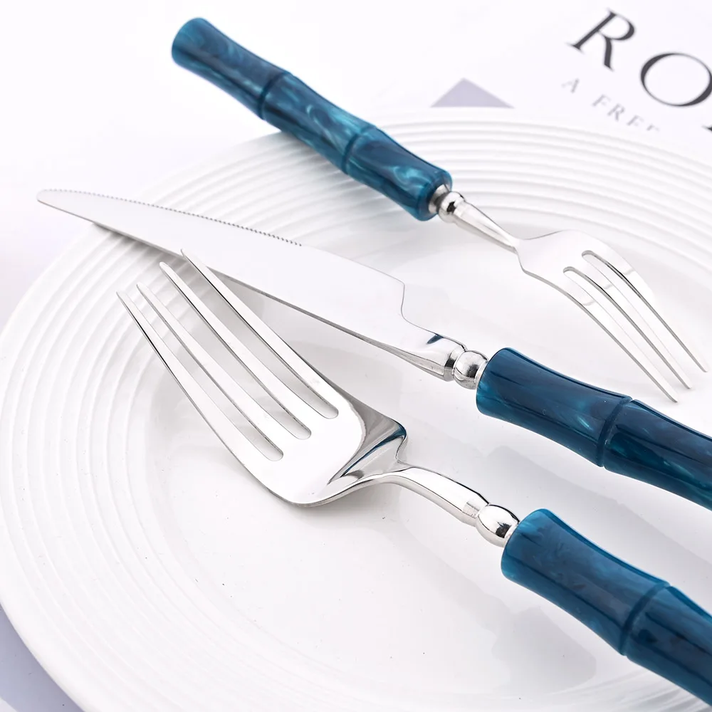 Imitation Bamboo Handle Dinner - огляд і ціна Bamboo Cutlery