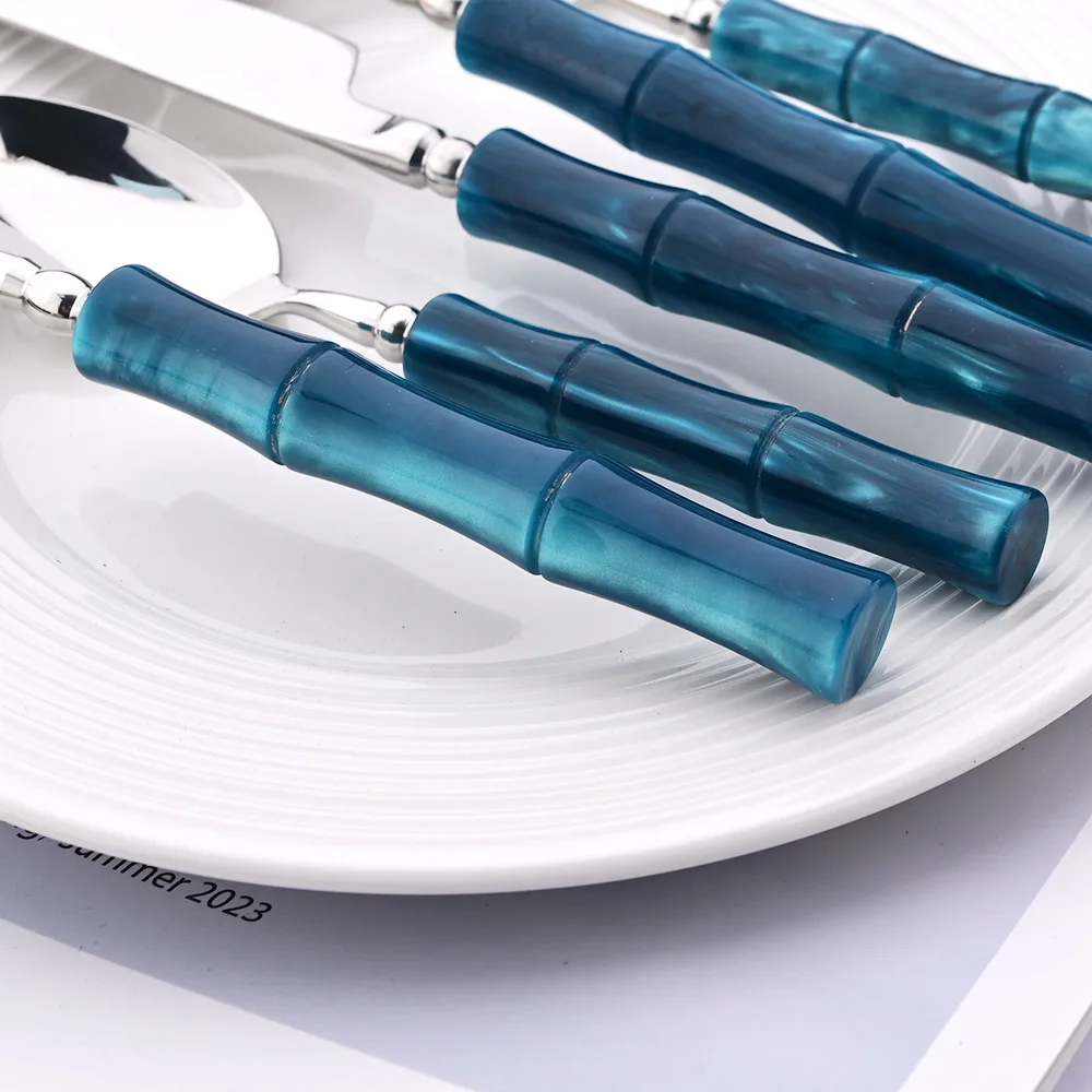 Imitation Bamboo Handle Dinner - огляд і ціна Bamboo Cutlery