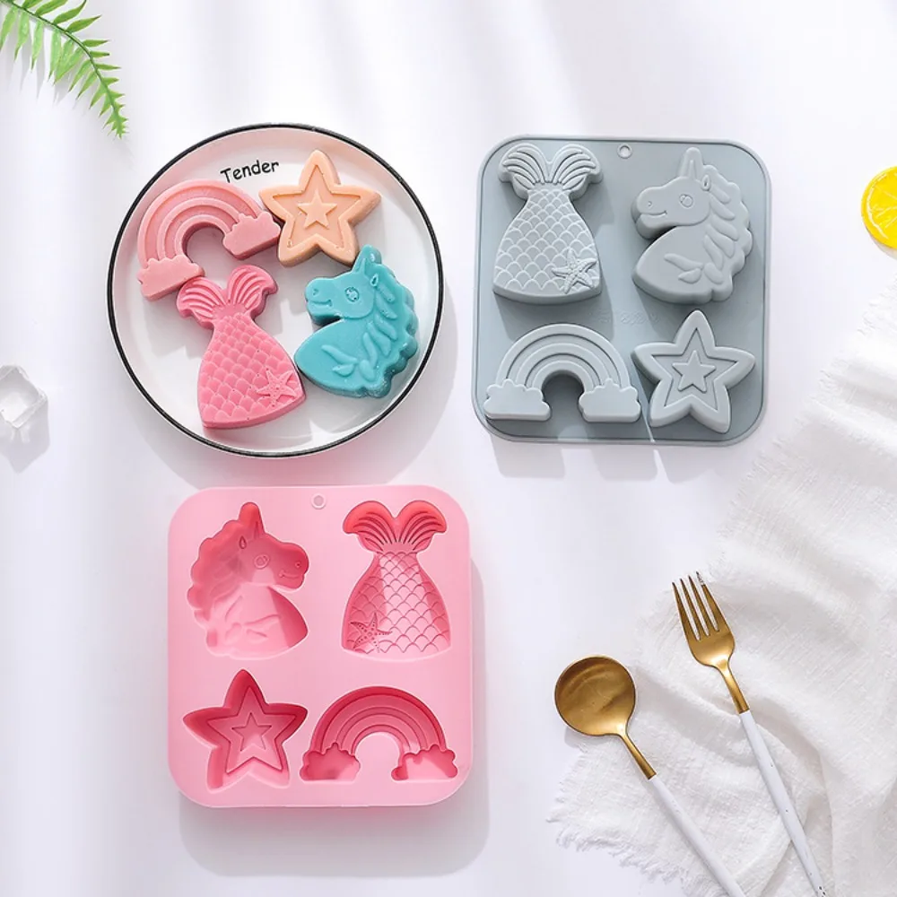 4 Holes Star Rainbow Silicone  - огляд і ціна Eco Soap
