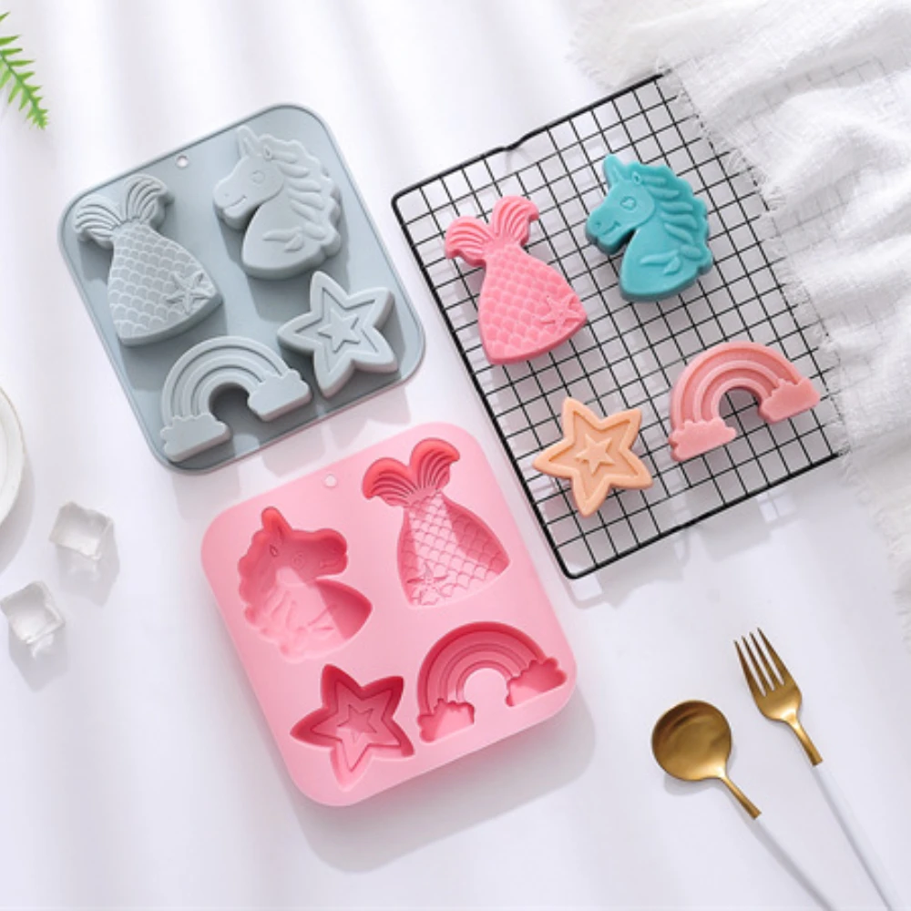 4 Holes Star Rainbow Silicone  - огляд і ціна Eco Soap
