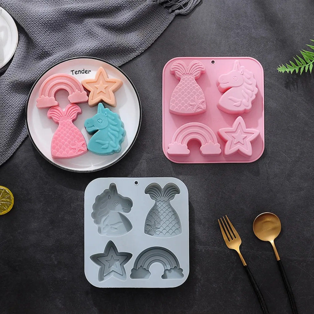 4 Holes Star Rainbow Silicone  - огляд і ціна Eco Soap