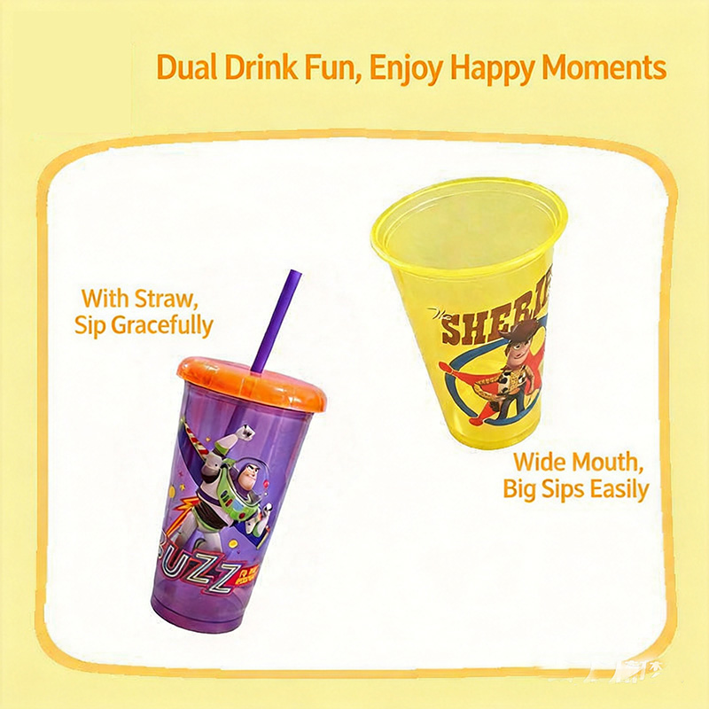 Toy Story 5 Plastic Straw Cups - огляд і ціна Reusable Straw